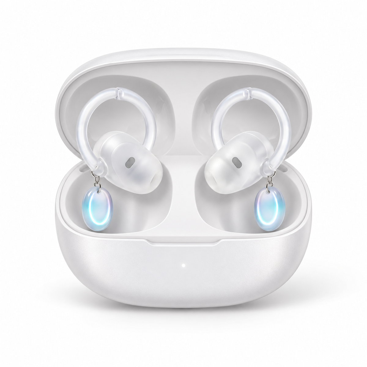 Lunar Charm Wireless Earbuds with Charging Case