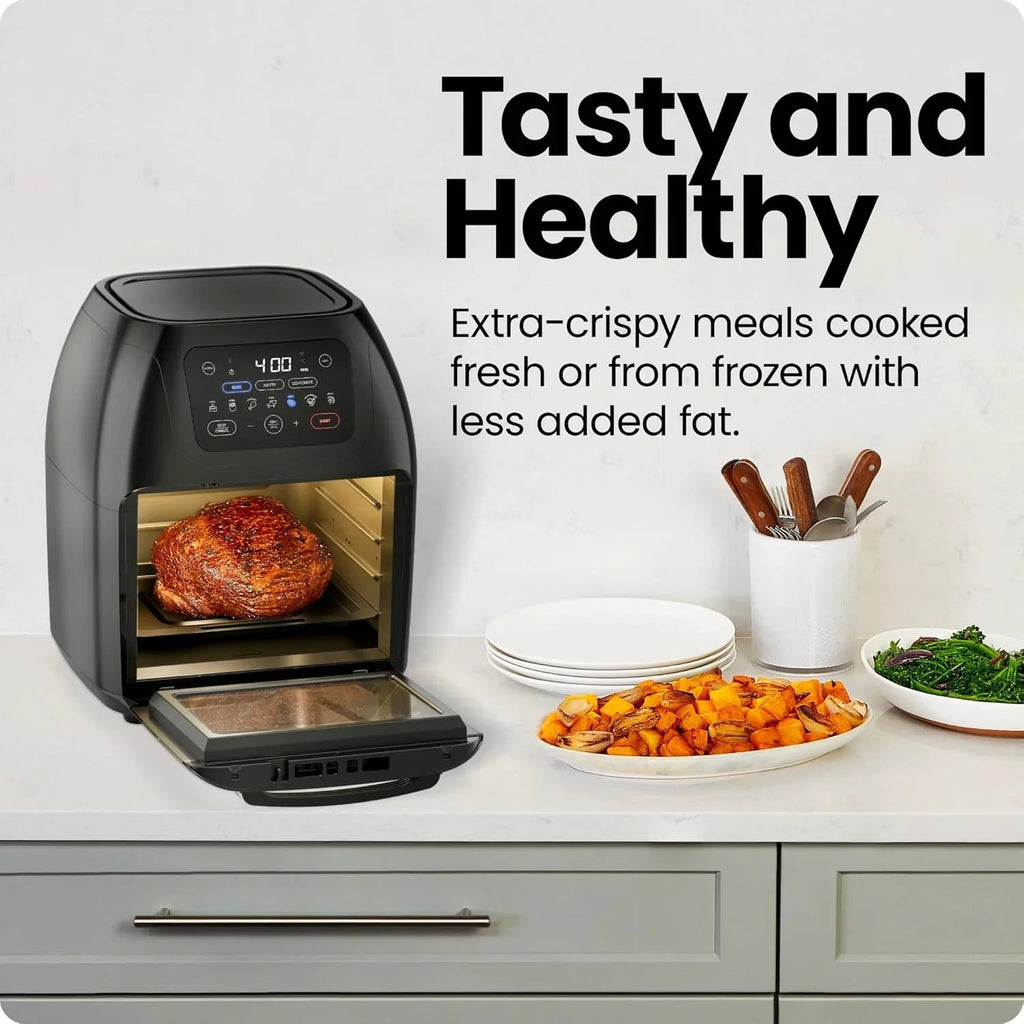 Chefman Digital Air Fryer With Rotisserie, 10 Qt, 17 Presets - CRJ38-10-RDO-V2