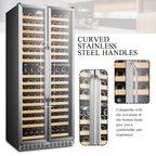 Lanbo 32 Inch 287 Bottle Dual Zone Compressor Freestanding Wine Refrigerator - LW328DD