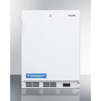 ADA Compliant Undercounter Medical All-Freezer, -25 C Operation, White, Front Lock, 32 Inch Height