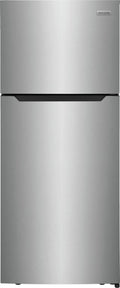 Frigidaire Top-Freezer Refrigerator, 17.6 Cu. Ft., Brushed Steel