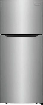 Frigidaire Top-Freezer Refrigerator, 17.6 Cu. Ft., Brushed Steel