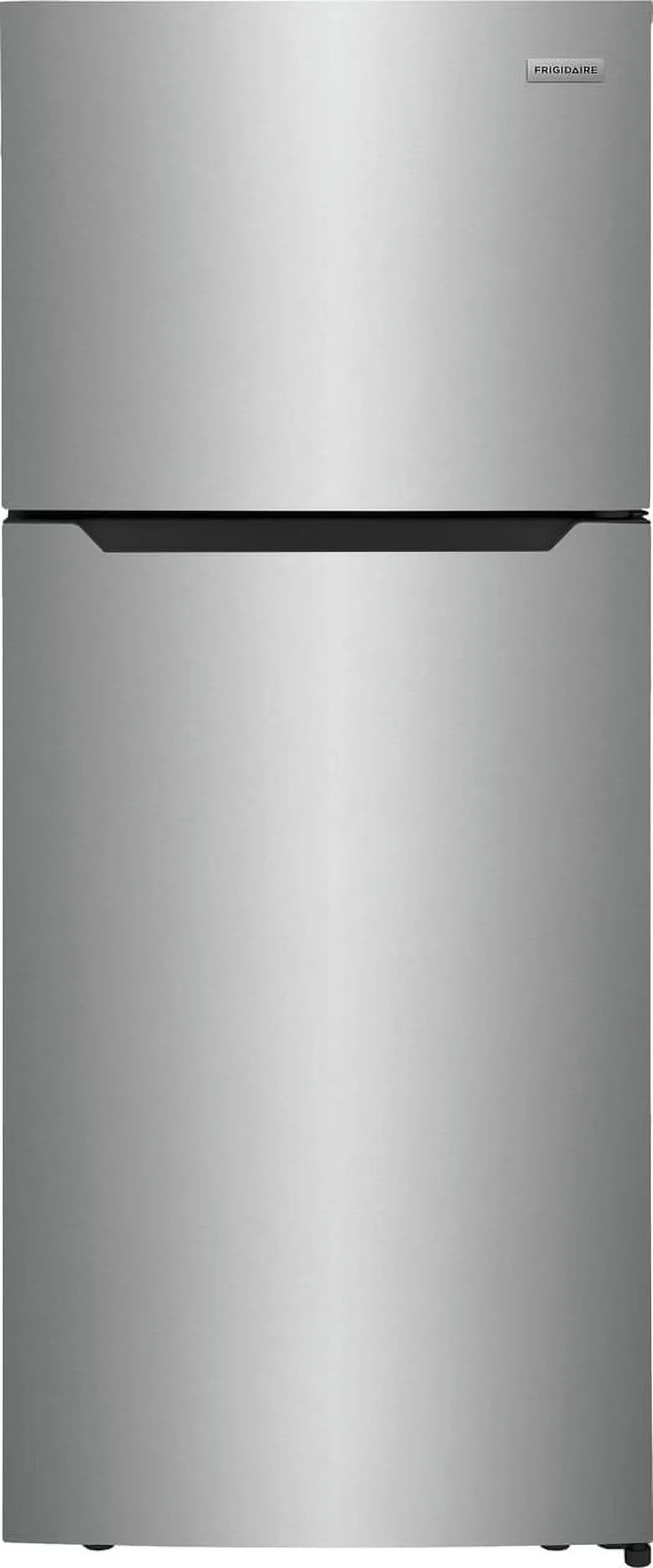 Frigidaire Top-Freezer Refrigerator, 17.6 Cu. Ft., Brushed Steel