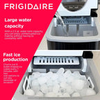Frigidaire Stainless Steel Portable Countertop Ice Maker - 26 Lbs Daily
