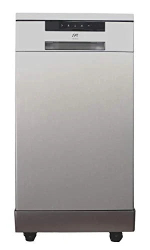 SPT Portable Dishwasher, 18 inch, 8 Place Settings, Stainless Steel - SD-9263SSA