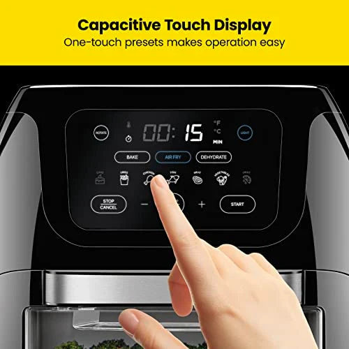 CHEFMAN Multifunctional Digital Air Fryer Rotisserie Dehydrator Convection Oven - 10-Liter