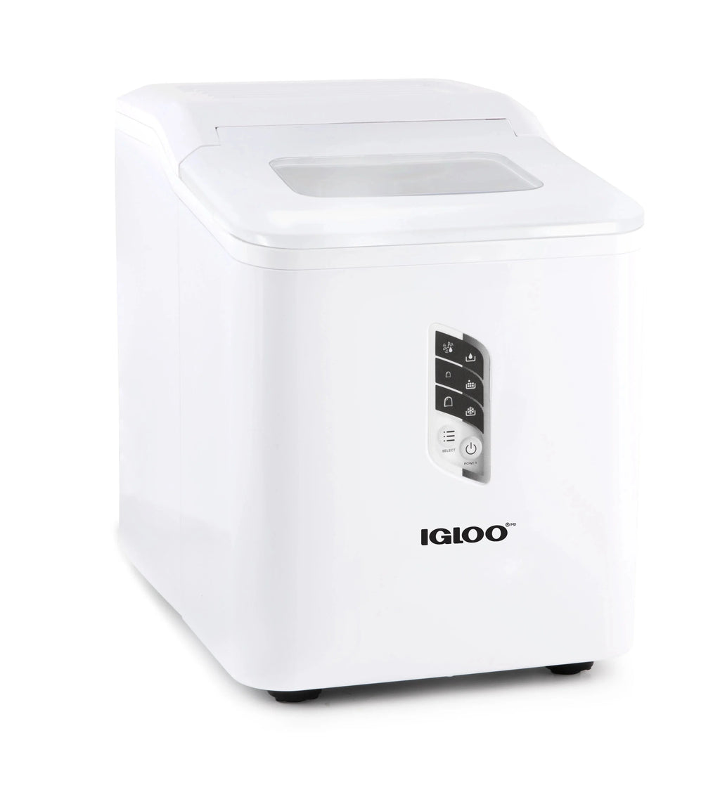 Igloo Self-Cleaning Countertop Ice Maker, 1.5 qt, 26 lbs/24 Hours, Aqua