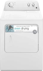 Kenmore Front Load Electric Dryer With Wrinkle Guard, 29in, 7.0 Cu. Ft., White - 62332