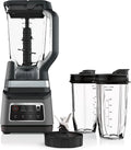 Professional Plus Kitchen System, 1400 WP, 72-oz Blender Pitcher, 64-oz Processor Bowl, 2 24-oz To-Go Cups - Grey