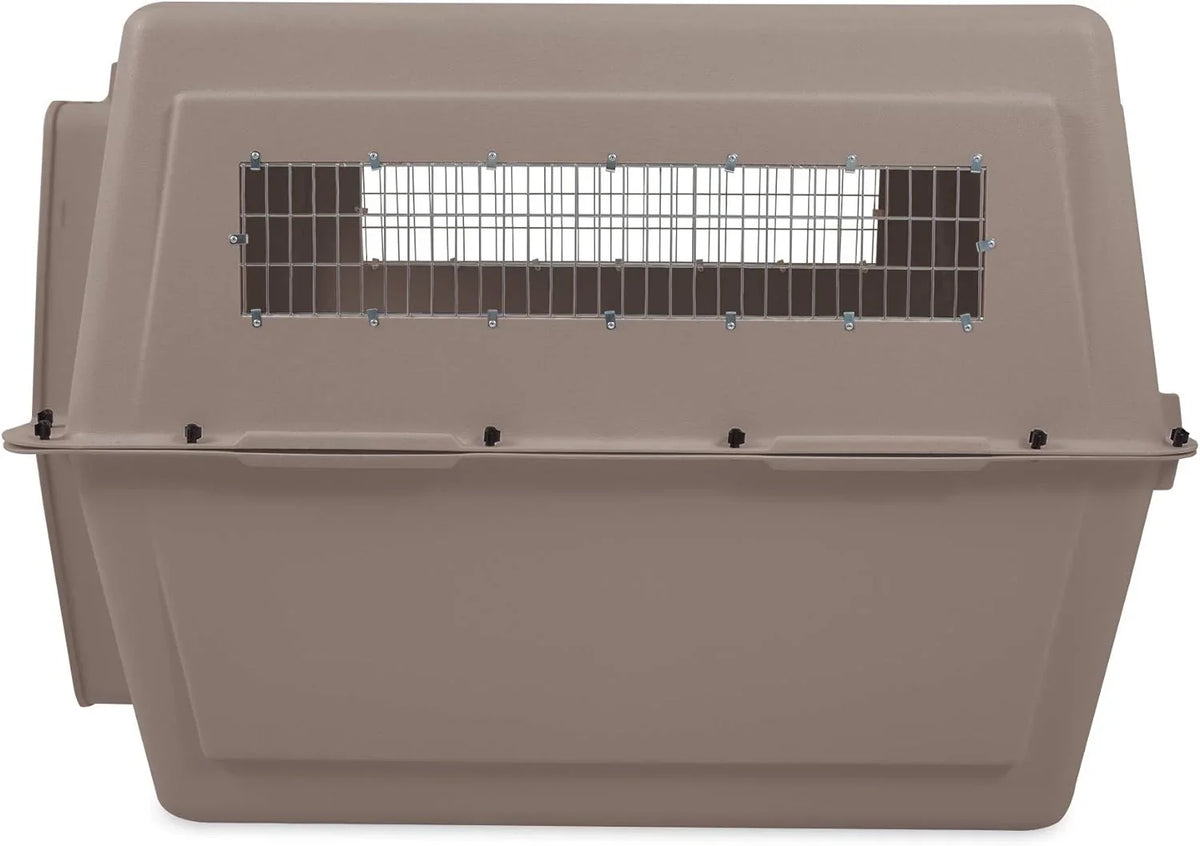 Petmate Ultra Vari Dog Travel Kennel, 48 in Long, 90 to 125 lbs - Taupe Black