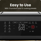 Chefman Digital Air Fryer With Rotisserie, 10 Qt, 17 Presets - CRJ38-10-RDO-V2