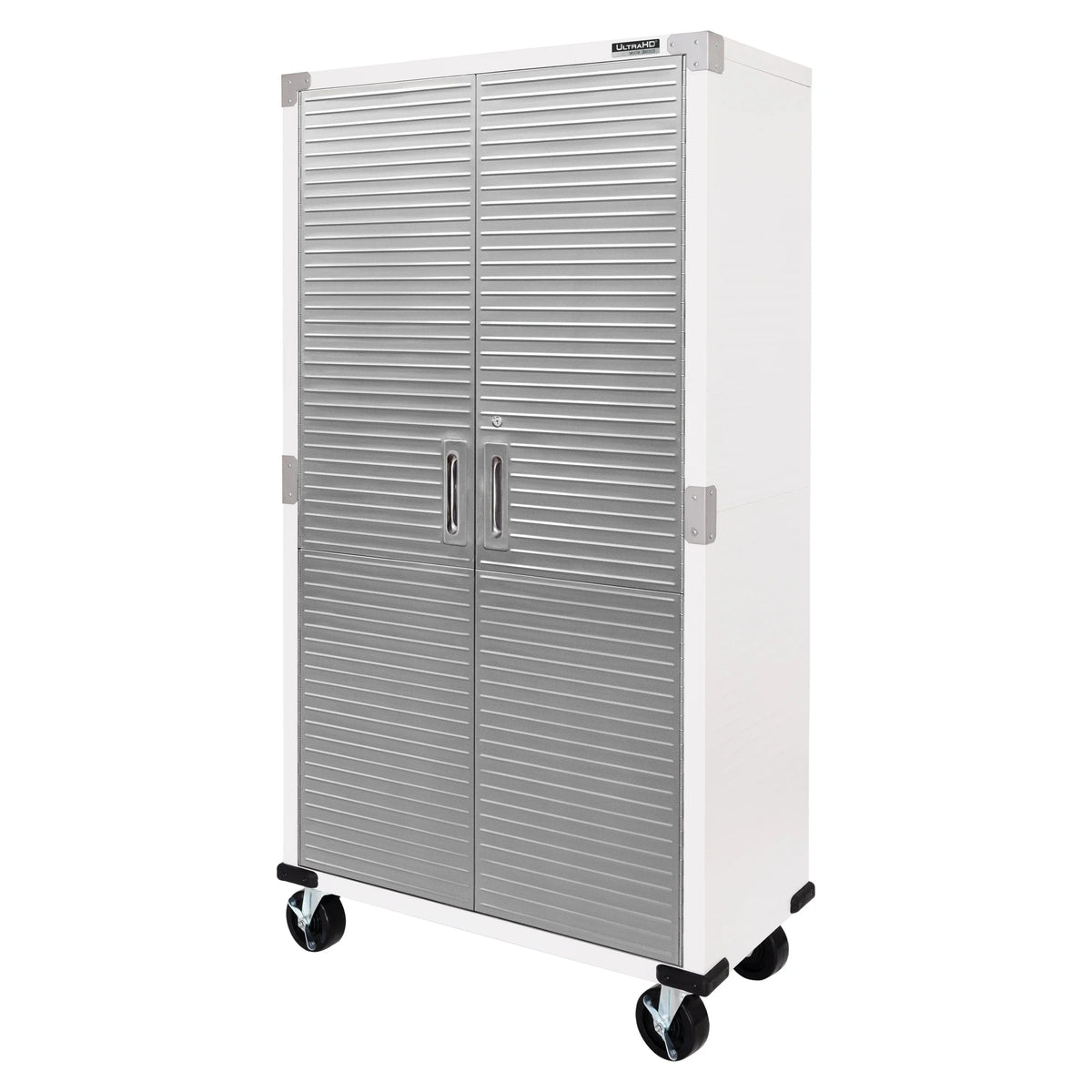 Seville Classics UltraHD Rolling Storage Cabinet, Granite, 36in W x 18in D x 72in H