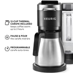 Keurig Single Serve And Carafe Coffee Maker With 12-Cup Thermal Carafe - K-Duo Plus