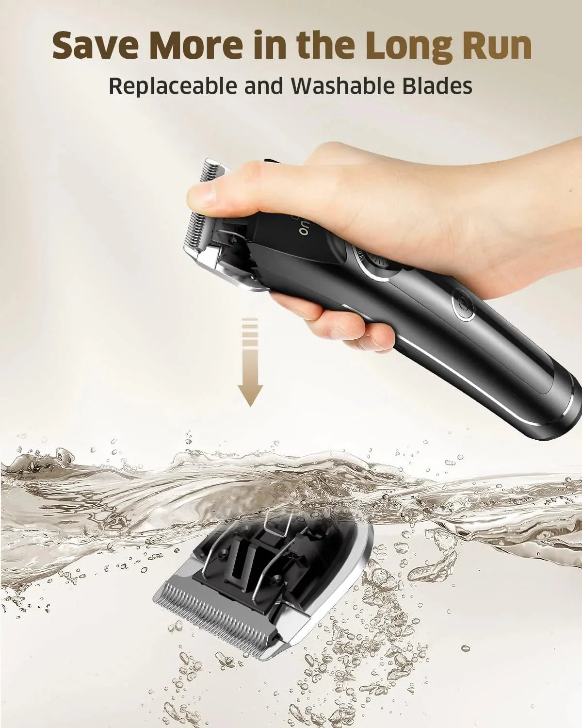 Dog Grooming Clippers With 4 Guide Combs - 6500 RPM