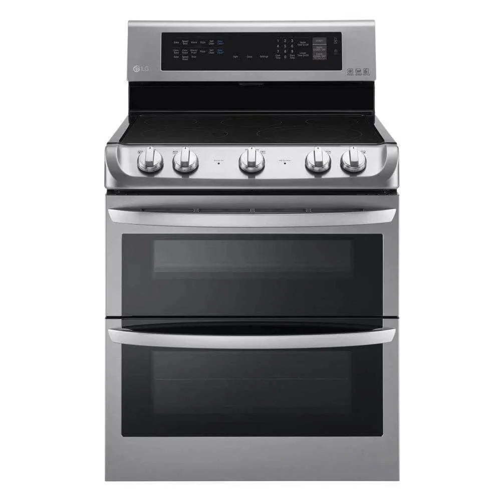 LG Double Oven Stainless Steel Electric Range, 7.3 Cu. Ft. - LDE4413ST