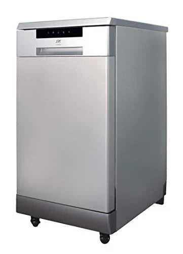 SPT Portable Dishwasher, 18 inch, 8 Place Settings, Stainless Steel - SD-9263SSA