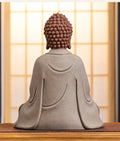 Handmade Ceramic Sakyamuni Abhaya Mudra Buddha Statue