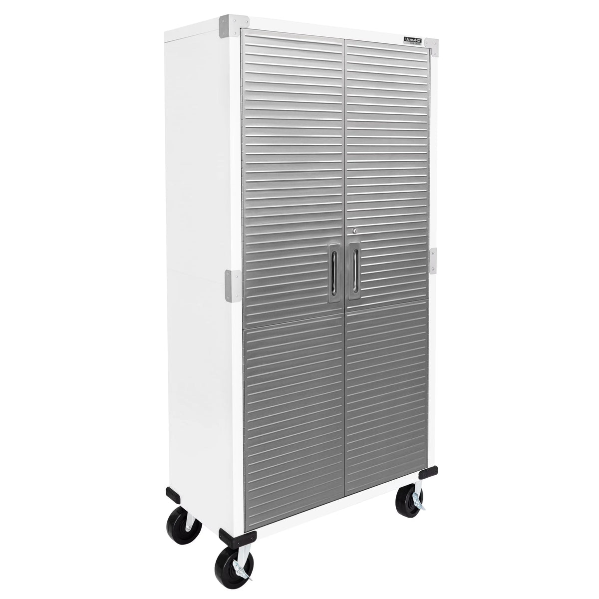 Seville Classics UltraHD Rolling Storage Cabinet, Granite, 36in W x 18in D x 72in H