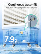 VAGKRI Evaporative Air Cooler, 2100CFM, 8 Gallon, White