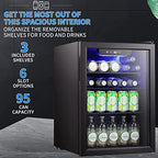Antarctic Star 2.6 Cu.Ft 95 Can Beverage Refrigerator
