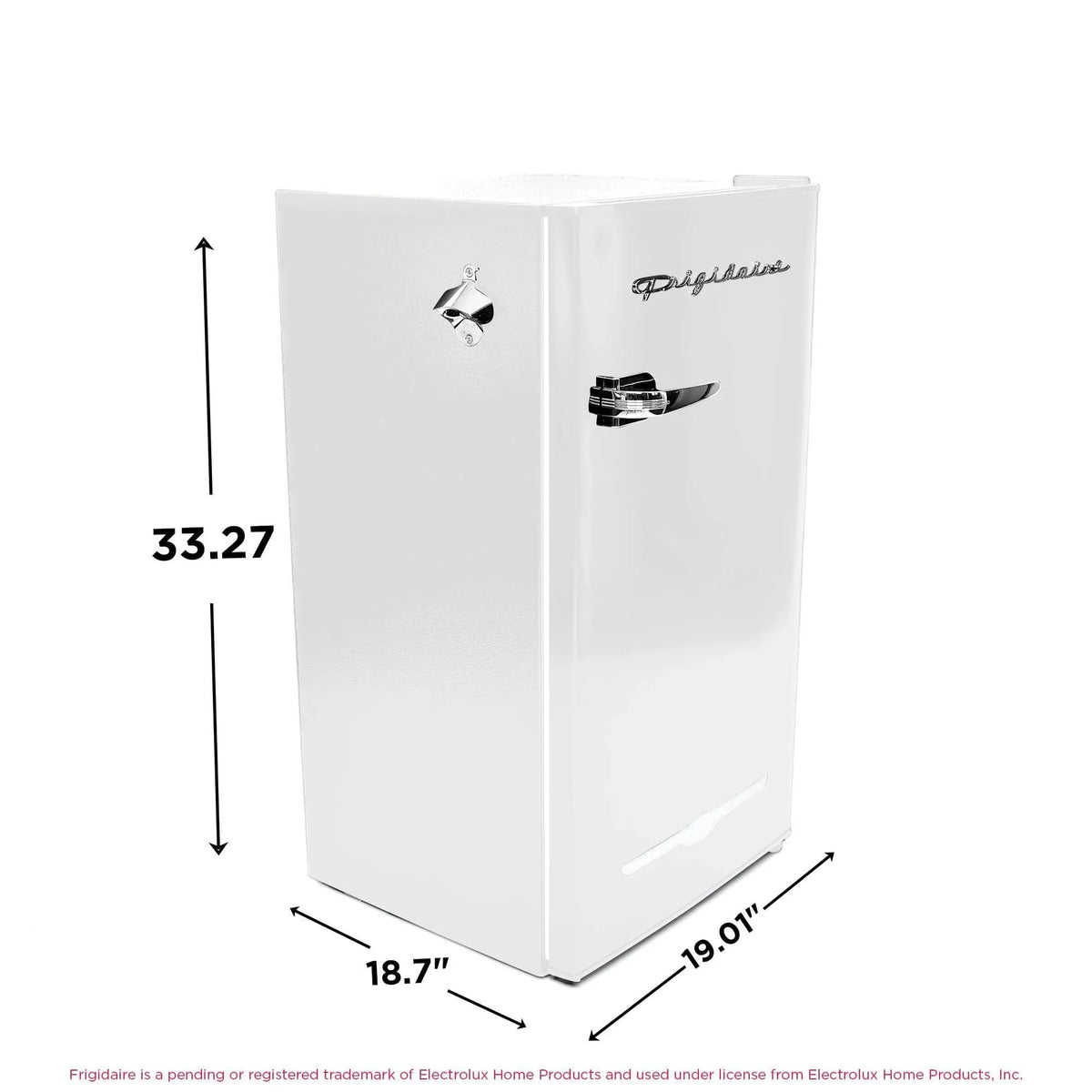 Frigidaire Retro Bar Fridge, 3.2 Cu. Ft., Pink, 65-Watt - EFR376-C-PINK