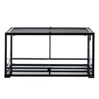 REPTI-ZOO Glass Terrarium, Front Double Doors, 40 Gallon