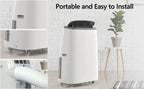 BLACK+DECKER Portable Air Conditioner 14,000-BTU 3-Speed 1,250-Watt With Remote - BPP10WTB