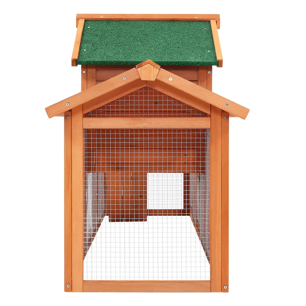 i.Pet Wooden Pet Hutch, 220 x 52 x84 cm