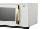 Beautiful 1.1 Cu ft 1000W Sensor Microwave Oven, White Icing