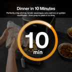 Typhur Sync AI Smart Air Fryer, 8QT Ceramic, Wireless Meat Thermometer, 450F, 120V