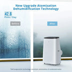 BLACK+DECKER Portable Air Conditioner 14,000-BTU 3-Speed 1,250-Watt With Remote - BPP10WTB
