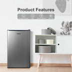 Galanz 3.3 Cu Ft One Door Mini Fridge, Black