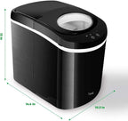 Caynel Portable Ice Maker, 26 lbs/24 Hrs, 2 Ice Sizes, 2-Liter/68 oz Water Reservoir