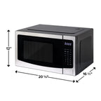 Frigidaire 3-In-1 Countertop Microwave Oven With Air Fryer And Convection, 1.1 Cu. Ft., Stainless Steel