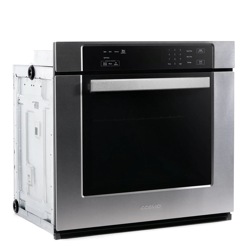 30 in. 5 cu. ft. Single Electric Wall Oven With True European Convection And Self Cleaning In Stainless Steel