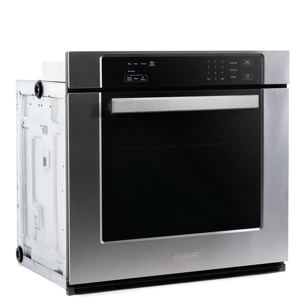 30 in. 5 cu. ft. Single Electric Wall Oven With True European Convection And Self Cleaning In Stainless Steel