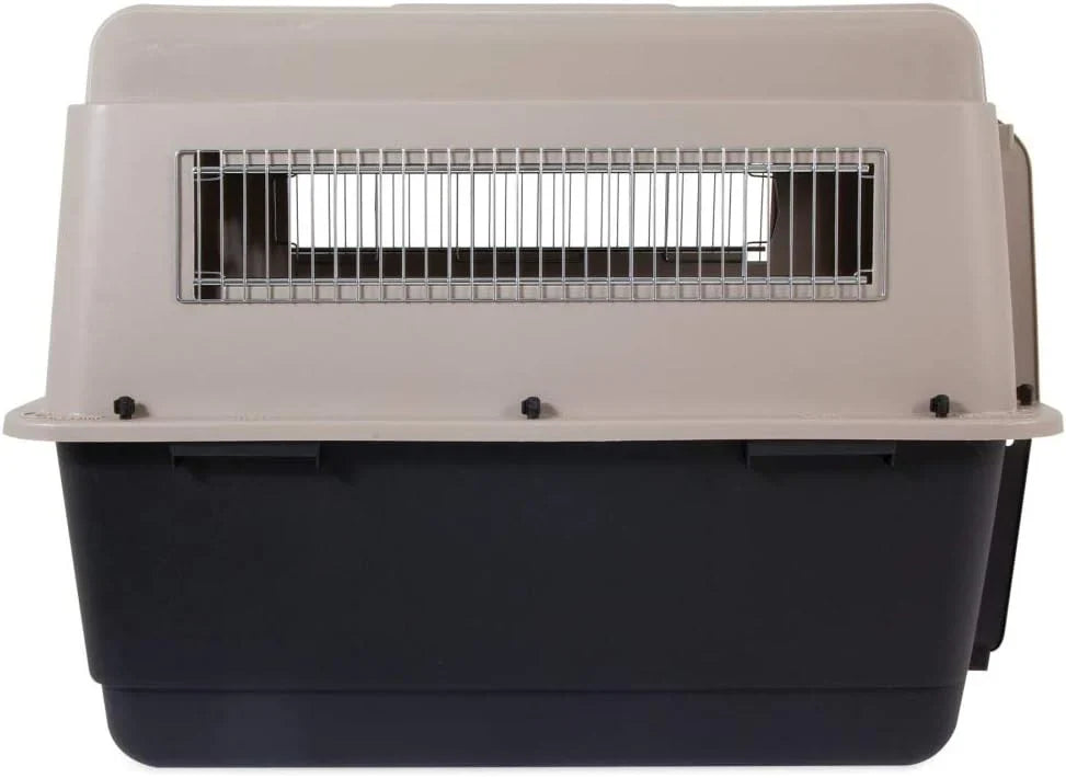 Petmate Ultra Vari Dog Travel Kennel, 48 in Long, 90 to 125 lbs - Taupe Black