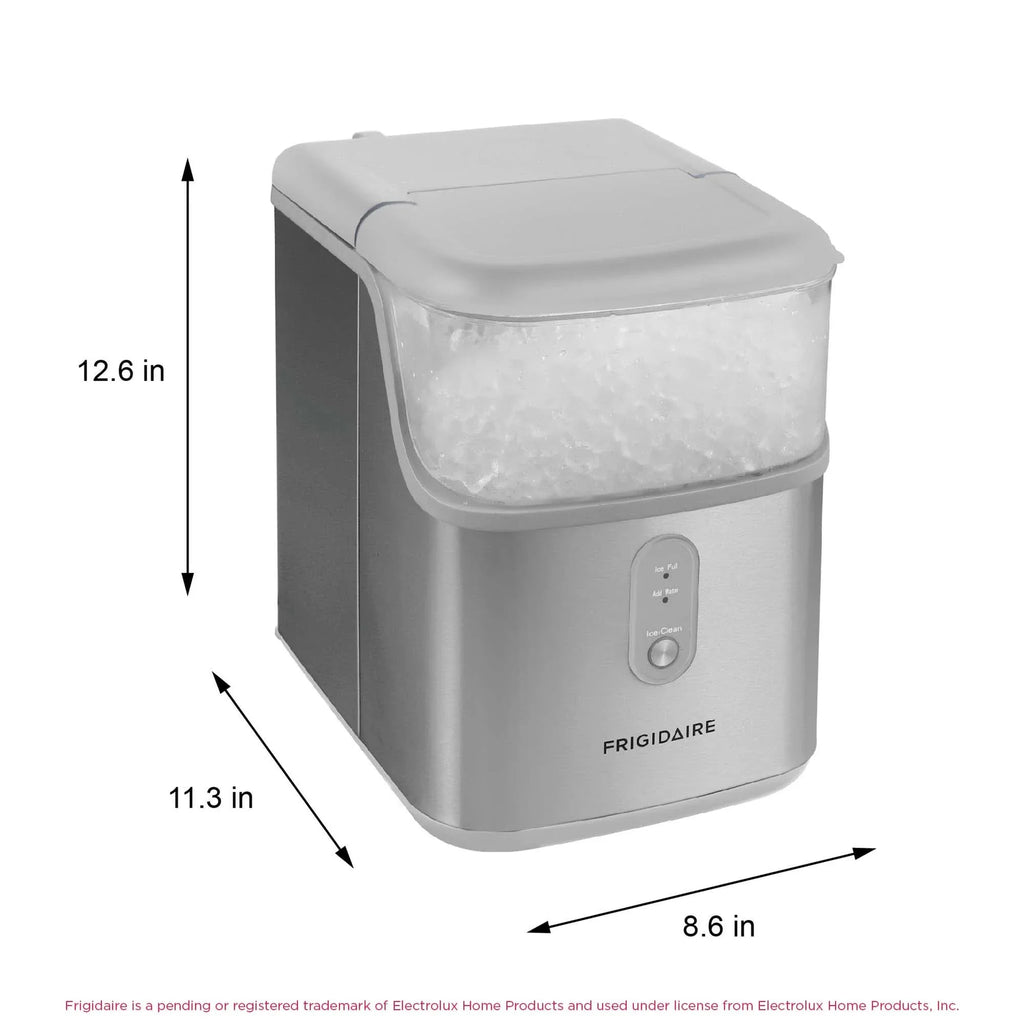Frigidaire Nugget Ice Maker, 33 Lbs., Black Stainless Steel - EFIC228