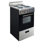Avanti 20 Inch Freestanding Electric Range Oven, 2.1 Cu. Ft., Stainless Steel - ERU200P3S