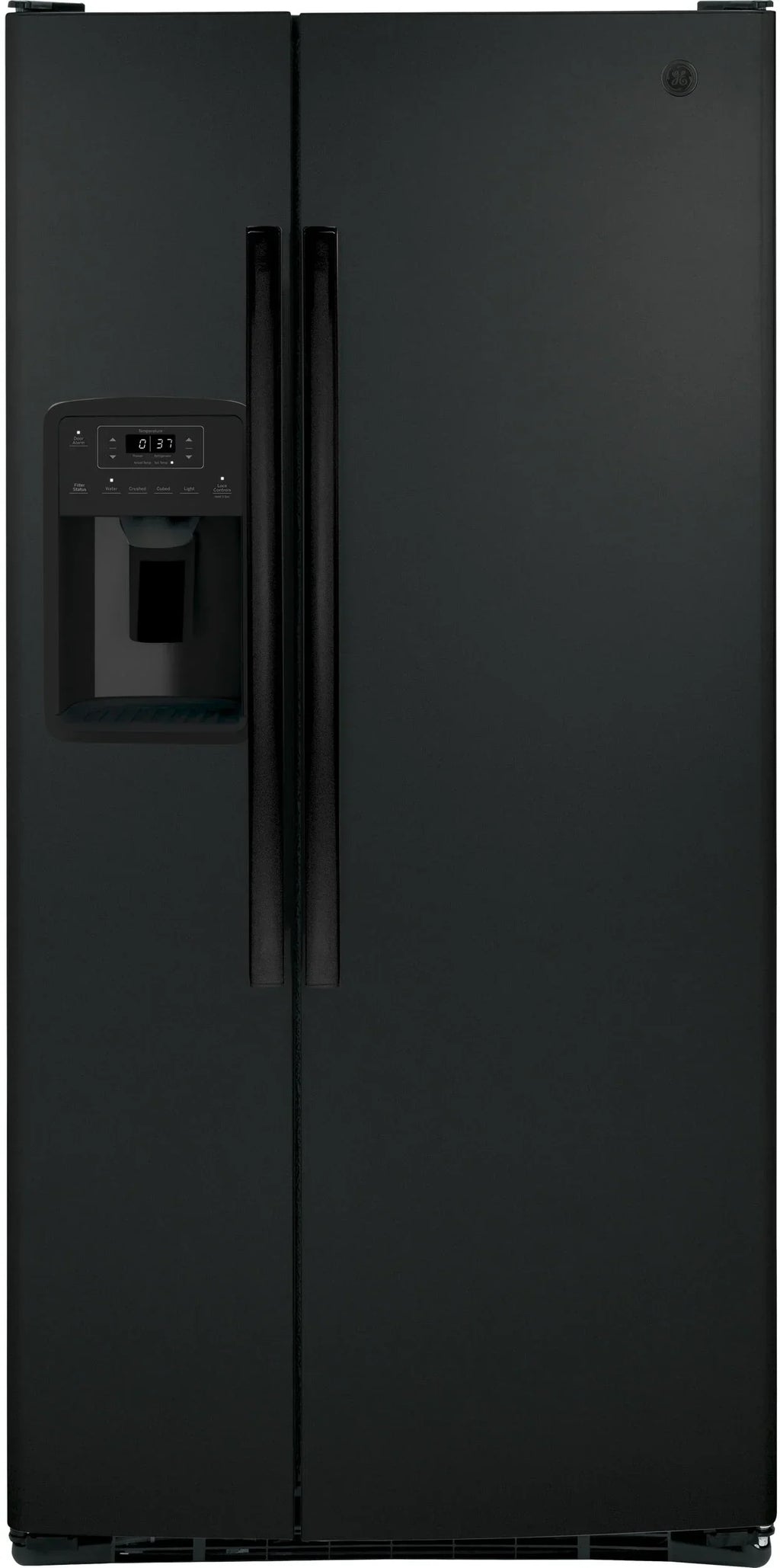 GE APPLIANCES Side By Side Freestanding Refrigerator - GSS23GGPBB