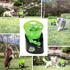 Hyper Pet Automatic Dog Ball Launcher With 5 Balls, Green/Black - GoDogGo