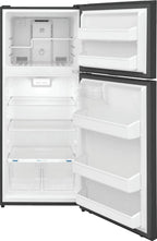 Frigidaire Top-Freezer Refrigerator, 17.6 Cu. Ft., Brushed Steel