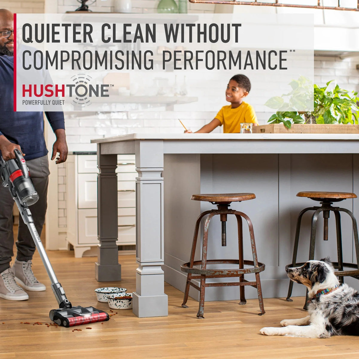 Hoover ONEPWR Emerge Pet Cordless Stick Vacuum, 4Ah Battery, Up To 45 Min. Run Time - BH53612V