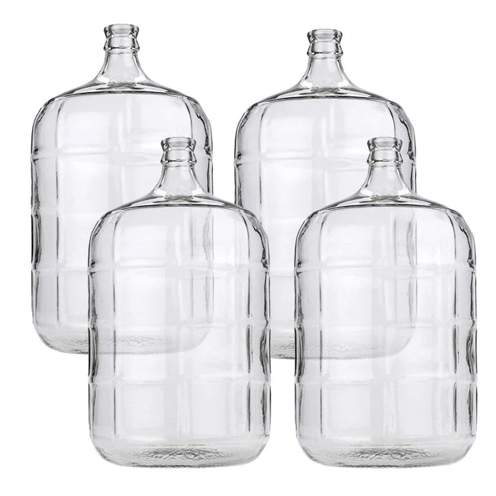 Glass Carboys 5 Gallon 4 Pack - Beer Or Wine Making