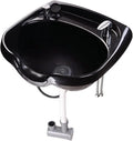 AW Wall-Mounted Shampoo Bowl Kit With Sprayer, Neck Rest And CUPC Vacuum Breaker