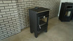 Indoor Wood Burning Cooking Stove 57cm x 55,5cm x 99,5cm, Matte Black - Stove 315