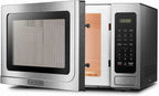 BLACK+DECKER 1.4 Cu Ft 1000 Watt Countertop Microwave Oven, Stainless Steel