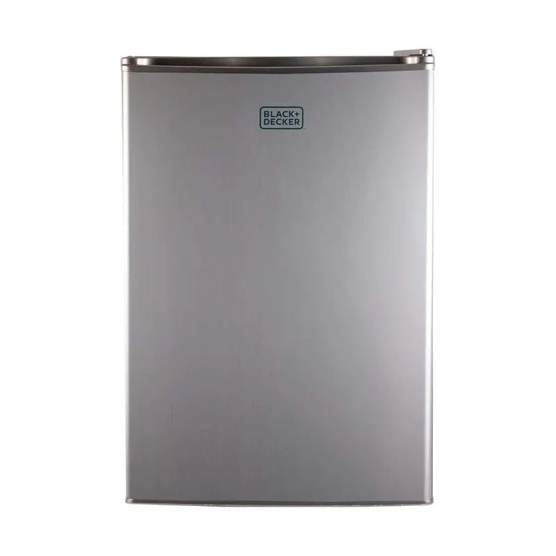 BLACK+DECKER 2.5 cu. ft. Mini Fridge With Freezer, Stainless Look - BCRK25V
