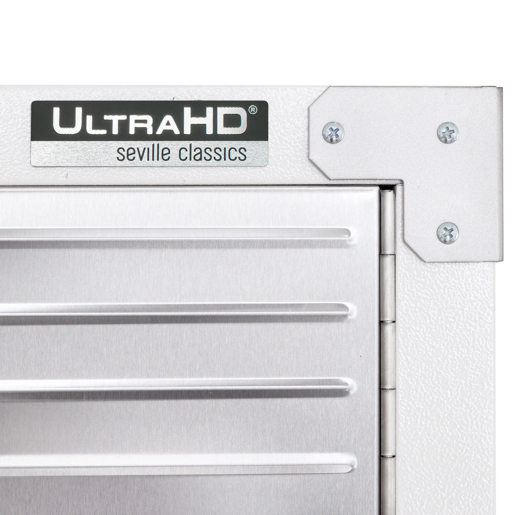 Seville Classics UltraHD Rolling Storage Cabinet, Granite, 36in W x 18in D x 72in H