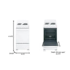 Hotpoint 20-Inch 4-Burner Freestanding Electric Range - White